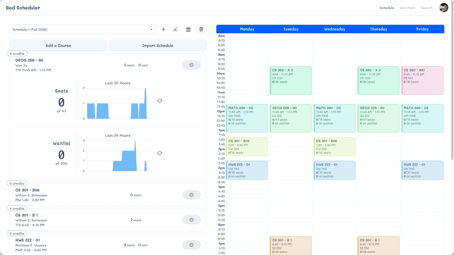 Image of Bad Scheduler